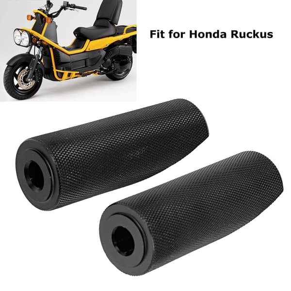 Motorcykel Fodstøtter - 2 stk. Aluminiumlegering (Sort)
