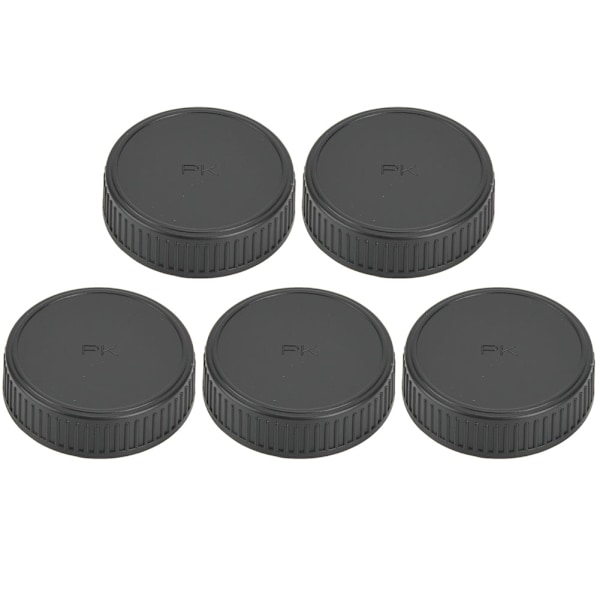 5 st Plast Bakre Skyddslock Passar Pentax PK Mount SLR Kameralins