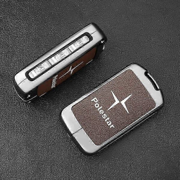 【03】2025 Polestar 2 Key Shell for Single and Dual Motor, Standard Long-Range Shell with Single Buckle for Polestar 1. black