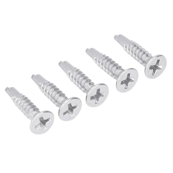 200 stk. selvborende skrue, krydskærv, undersænket hoved, 410 rustfrit stål, 19 mm nominel længde, M4.2‑18