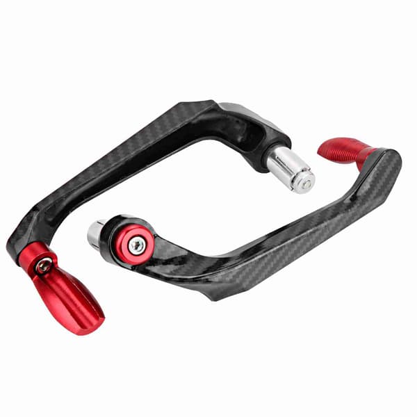 7/8 tommer Universal Motorcykelstyr Bremseskærm i aluminiumslegering (rød)