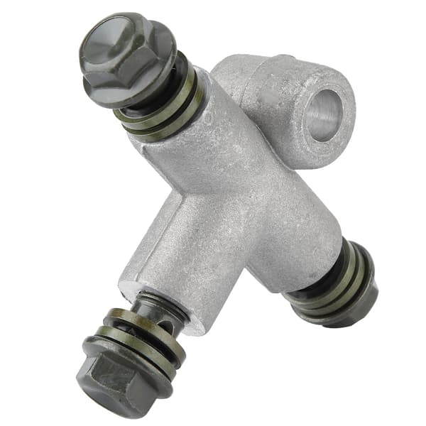 Motorcykel ATV Hydraulisk 3-vägs Bromsoljeslang Adapter Rörkoppling T-stycke 10mm