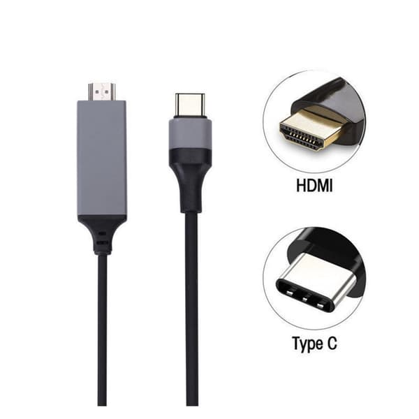 Type-C–HDMI-kaapeli, HDTV-kaapeli, Type-C–HDMI (punainen)