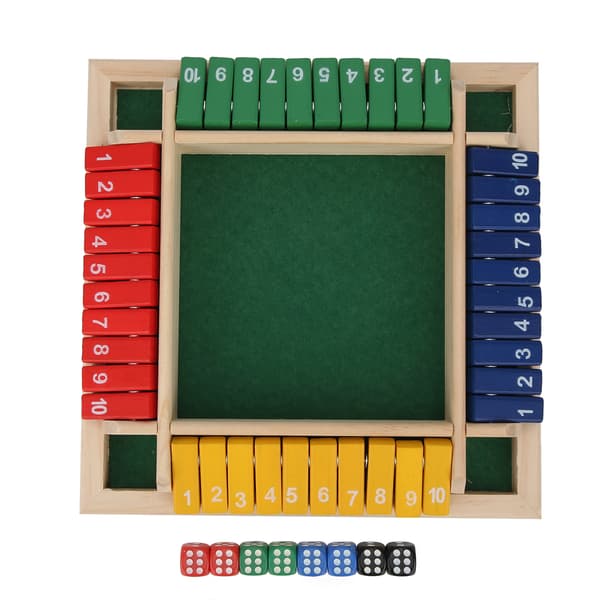 Noppapeli, matematiikkapeli, puinen lautapeli, pubi, baari, juhlat, perhe, vanhempi-lapsi-vuorovaikutuspeli