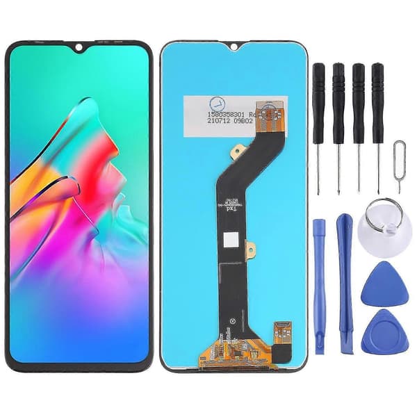TFT LCD-skärm för Infinix Smart 5 / Hot 10 Lite X657, X657B, X657C med digitaliserare, komplett montering - hy