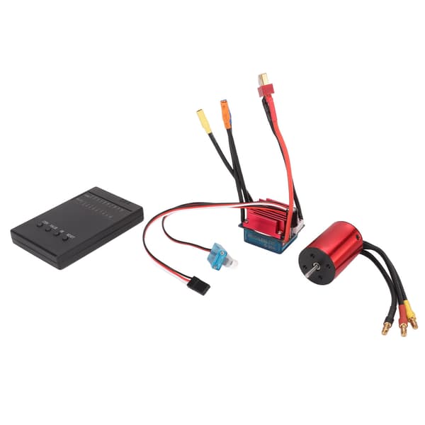 Børsteløs motor ESC Sæt Høj Torsion Flere Beskyttelser Programmerbar S35A Børsteløs ESC med programmerer til 1/14 1/16