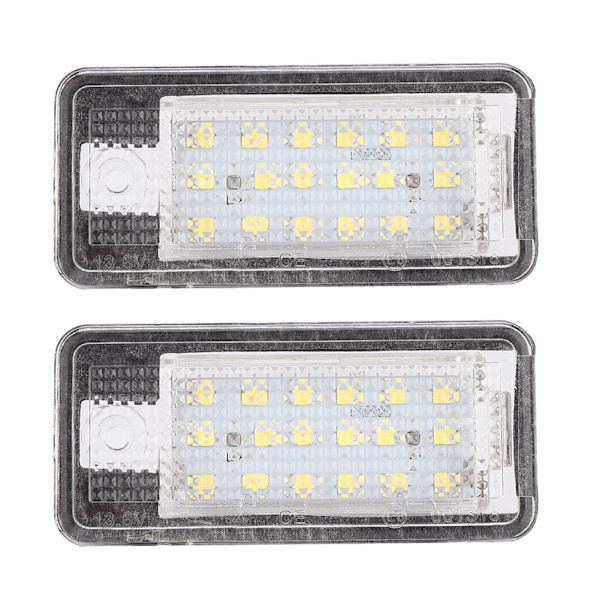 1 par LED bageste nummerpladelygter lampe egnet til Audi