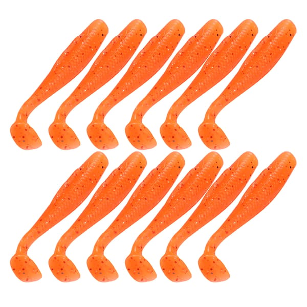 2 sæt 6 stk./sæt Kunstig Simulations Solf Silikone Fiskelokkemad Blødt Agn T Hale Tilbehør3#