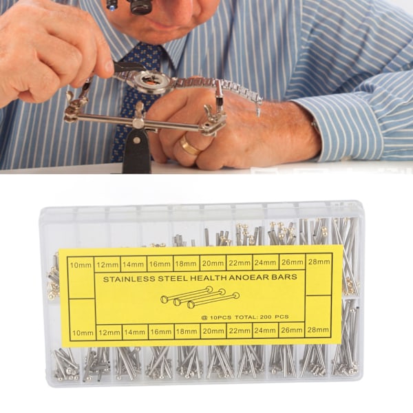 10MM‑28MM Klockarmbandsfjäderstift 1,3MM Armbandslänk Stål Urmakare Klockreparationsverktygssatser