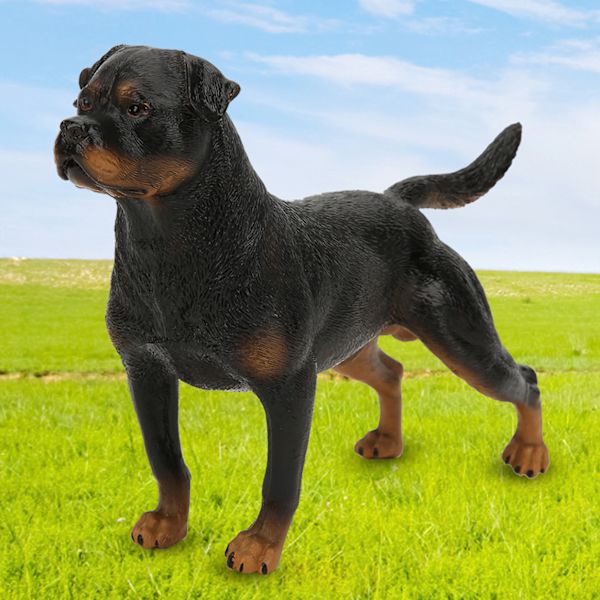 Rottweiler Simulationsmodel Ornamenter Skrivebordsdekoration Børnelegetøj