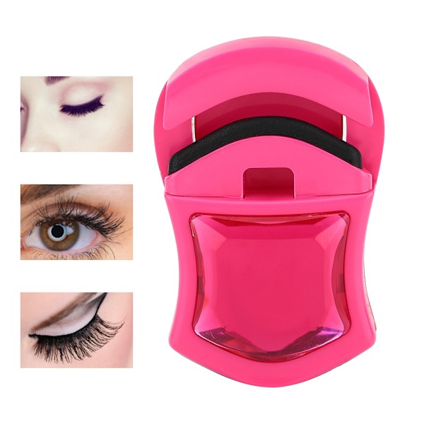 Mini Ögonfransböjare Ögonfransböjare Fransar Curling Makeup Ögonfransar Verktyg (Rosröd)