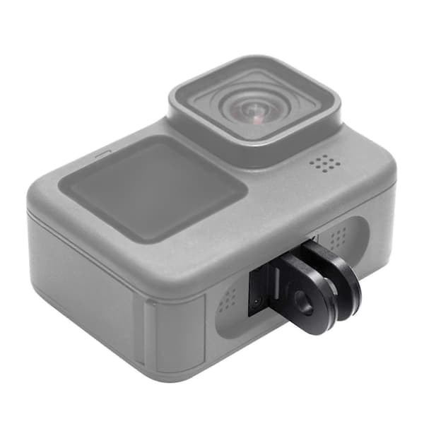Kamera metalbase, foldbar stativadapter, erstatning for GoPro HERO9/8/Max-kameraer - B black