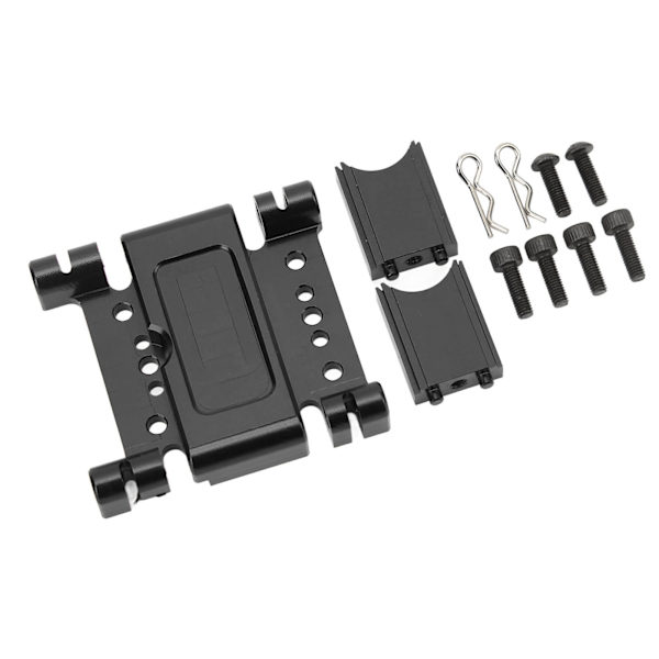RC Medium Difference Fixing Plate Aluminium Alloy CNC Machining Udskiftelige RC Dele til ARRMA 1/7 1/8 Sort