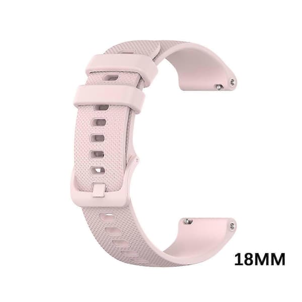 Smartklockor Armbandsbyte Snabbkoppling Mode Sportarmband Klockarmband för Smartklockor Rose Pink 18mm