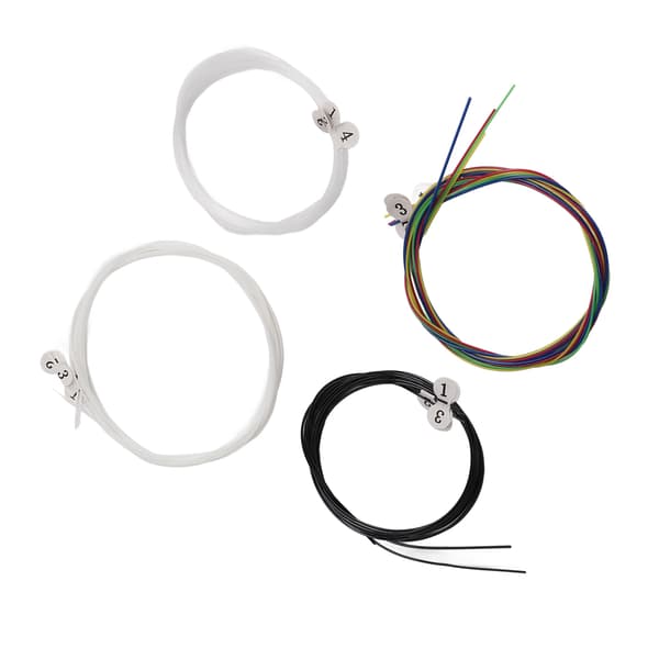 16 stk. Ukulele Multicolor Strenge Universal Nylonstreng Udskiftning til Venner Farvebelægning