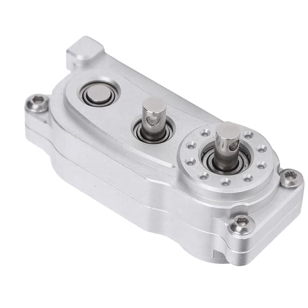 313mm Hjulbas Metallchassi Ram Transfer Case Ersättningsdelar Passar för 1/10 RC Crawler Bil Silver