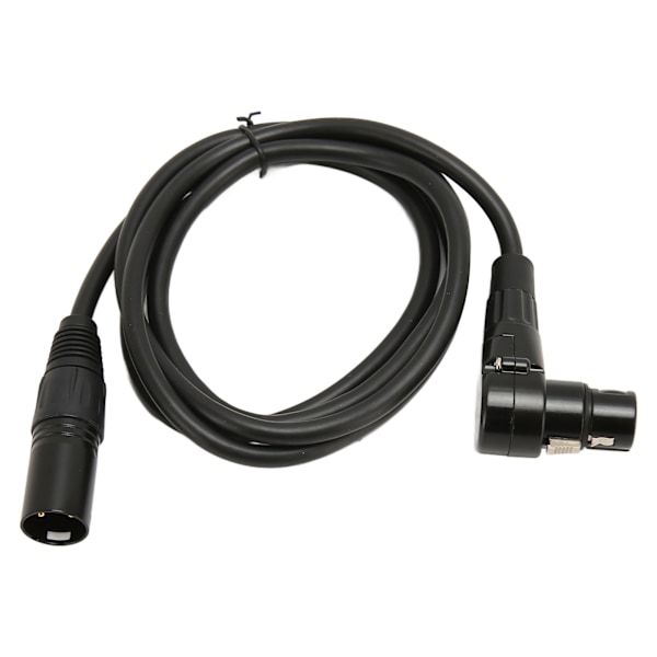 XLR Han til 90 Graders Hun Mikrofonkabel 3-Pin Sølvbelagt OFC Leder XLR Mikrofon Balanceret Kabel 1,5 m