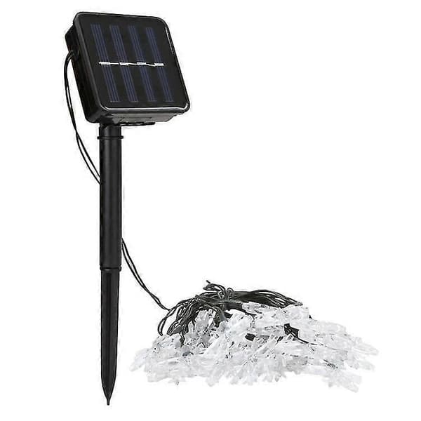 solar snefnug lyskæde 20led fe-lyskæde juledekorationslys
