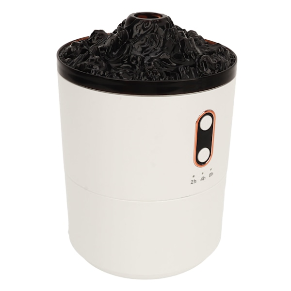 Flammefuktare Aromaterapi Eterisk Oljediffuser 450ml Jellyfish Mist Volcano Flame Diffuser USB Automatisk Avstängning för Hem Sovrum Kontor