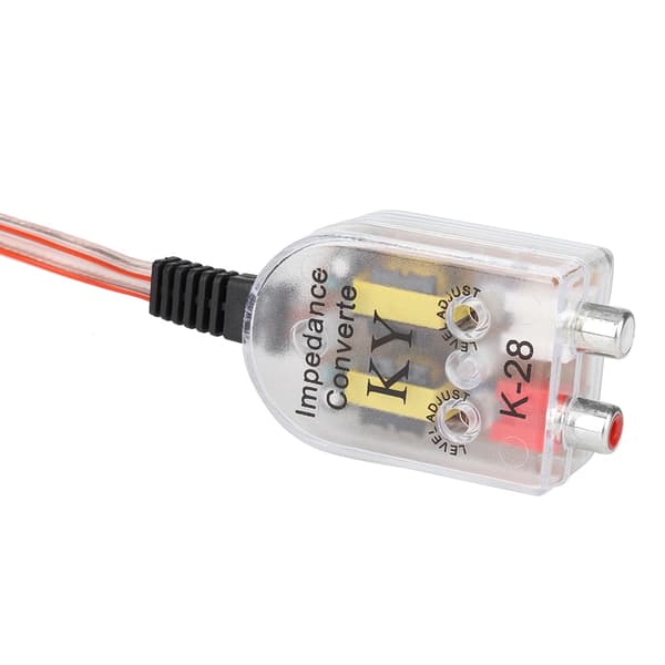 Bil Stereo Subwoofer Høj Turning/Høj Til Lav Frekvens Output Audio Converter