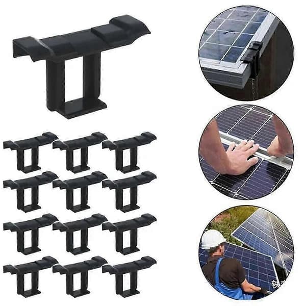 50 STK 30 mm solpanel vanddrænklips fotovoltaisk panel vanddrænklips automatisk fjernelse af stillestående -N