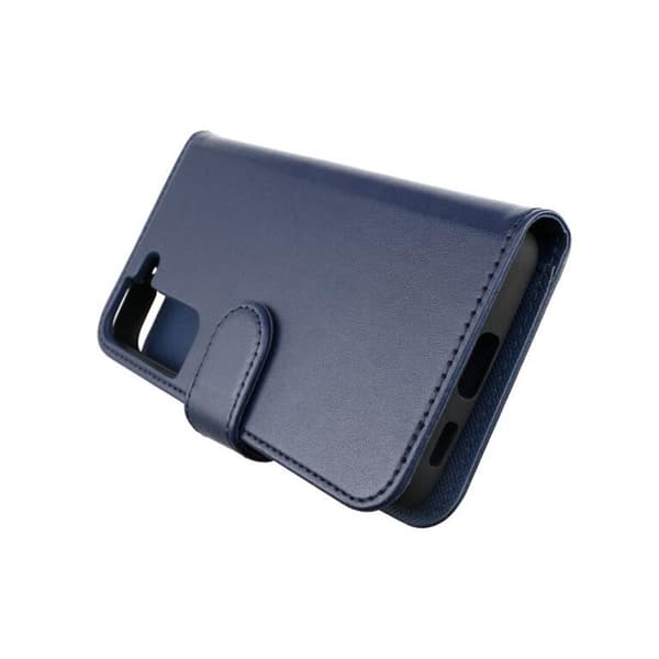 【03】Samsung Galaxy S22 Wallet Case Magnet Rvelon - Blue Marinblå Marinblå blue