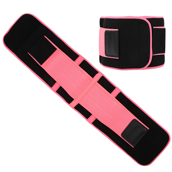 Running Assist Sport Midjestöd Bälte Kompression Stöd Justerbart Fitness Midjeband M