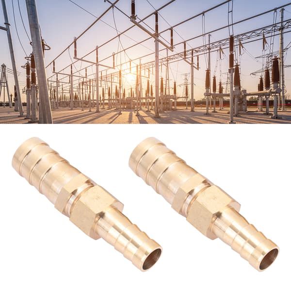 Messing Fittings Slange Barb Hale Reducer Reducerende Prop Connector (10mm-12mm 2 stk.)