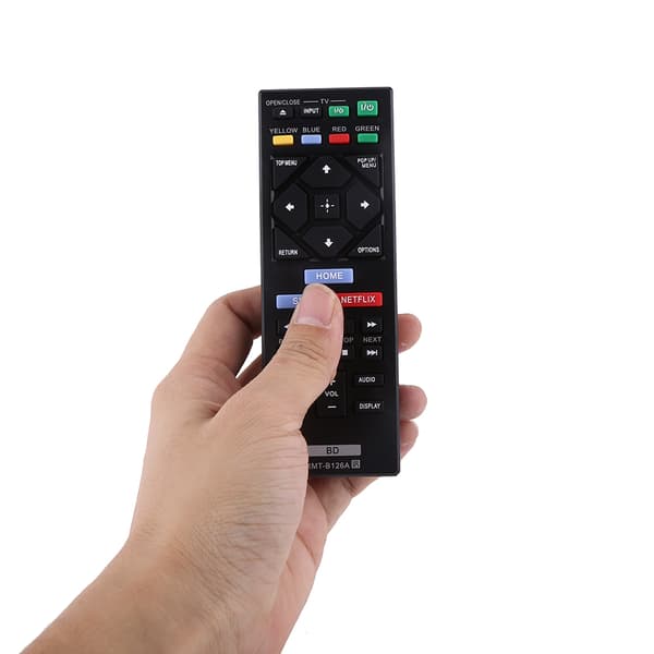 1 stk. ny stilfuld RMT-B126A fjernbetjening sort erstatningscontroller til Sony Blu Ray