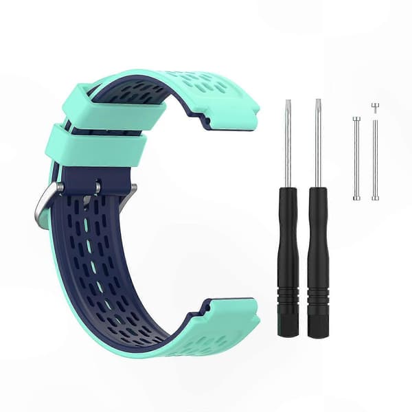 Justerbart armbånd til aktivitetsmåler, kompatibelt med Garmin Forerunner og Approach-serienheder Turquoise