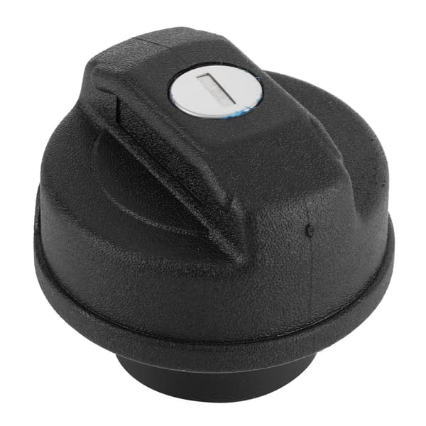 Tankdæksel, sort ABS, benzinlås, passer til Beetle/Polo/Caddy med 2 nøgler