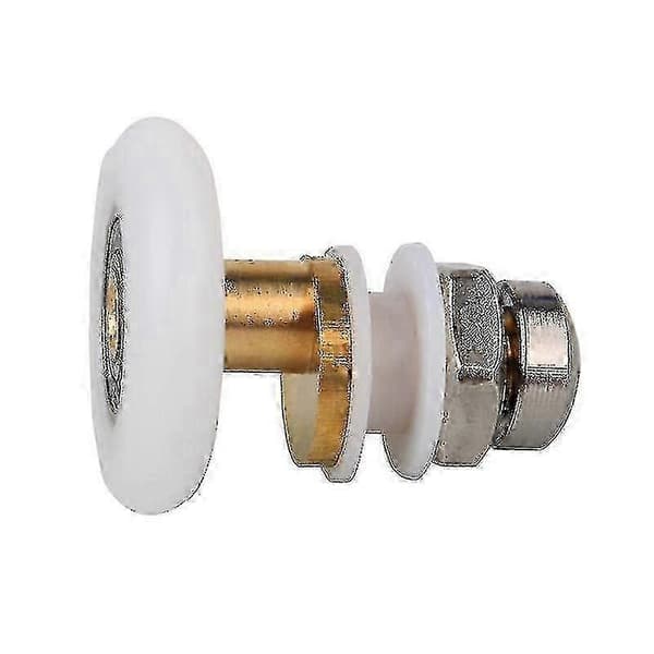 Brusedørsruller 20 mm skydedørshjul til brusekabine, badeværelse, bruser, 8 stk.
