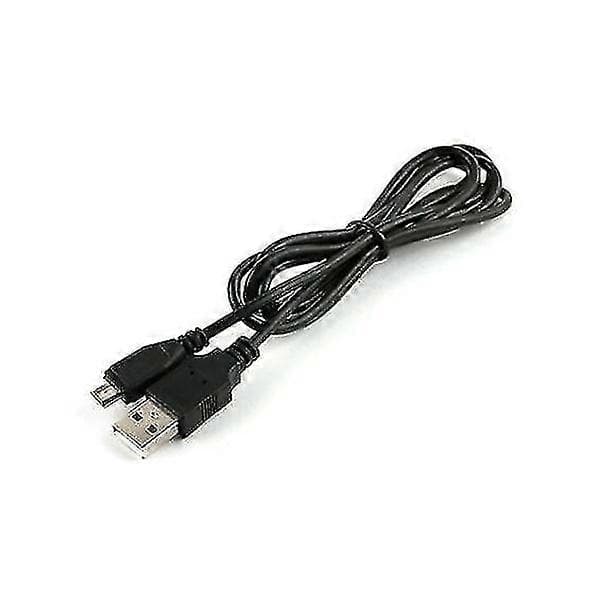 【03】USB-opladerkabel til Sony Cybershot Dsc-wx350 Dsc-wx220 Dsc-wx80 Kamera Oplader Sort