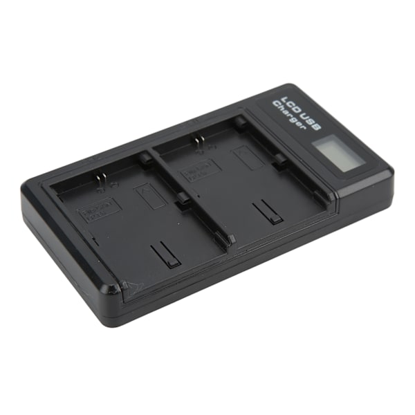 LCD Dobbelt USB-oplader med TypeC-interface til LPE6 Model Kamera Batterioplader