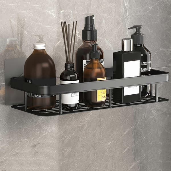 -mount Er Bath Er Caddy Hylla Stora H Rack Izer Bath Black