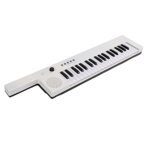 37 Tangenter Keyboard Piano Bärbar Gitarr Elektronisk Orgel Mini Keytar Utbildning MusikinstrumentBF-3755 Vit