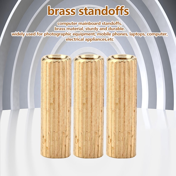 100 st M2 Mässing Hona Standoff Set för Dator Huvudkort (M2*9)