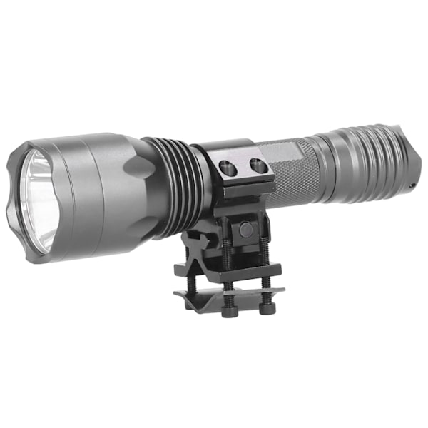 LED Taktisk Ficklampa Vattentät USB Uppladdningsbar Bärbar Utomhus Camping Cykling Grön