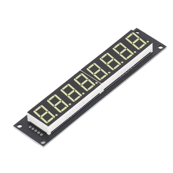 8-siffrig Rör LED Segmentdisplay 74HC595 Drivrutin Digital Optoelektronisk Modul Vit 0.56in