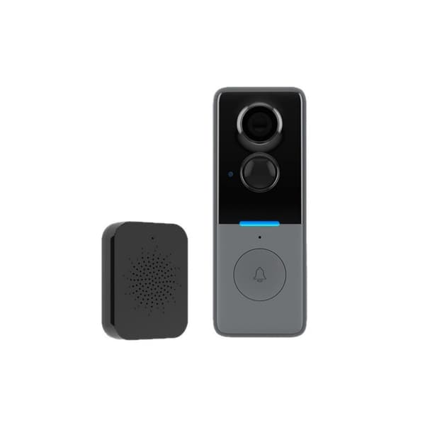 Smart videodörrklocka med kamera, hemsäkerhetskamera.