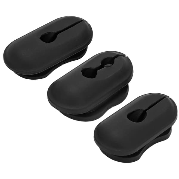3 stk. Universal Silikone Kabel Gummiprop Elektrisk Scooter Tilbehør Dele Passer til Ninebot MAX G30