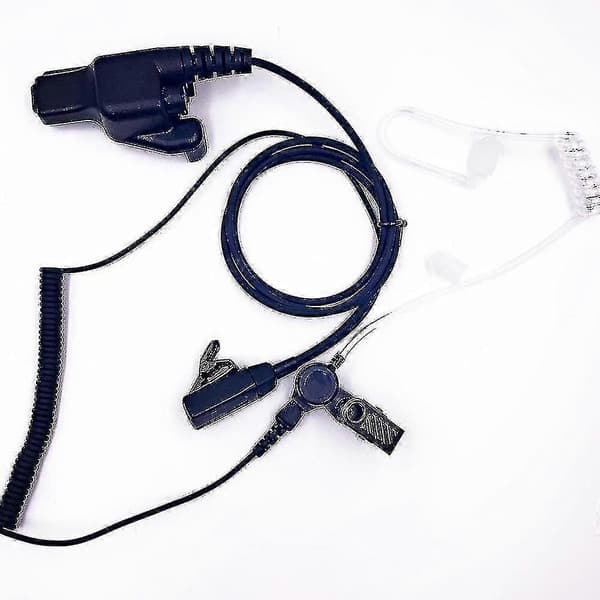 Justerbar halsmikrofon øretelefonmikrofon egnet til Motorola Xts3000 / 5100 / Ht1000 / 5000 / Mts