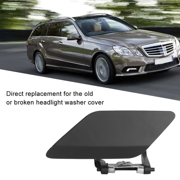 Strålkastarspolarmunstyckeslock 2128600108 2128600208 Passar Mercedes E-klass W212 E200 E260 E250 E300 08-13 (Vänster)
