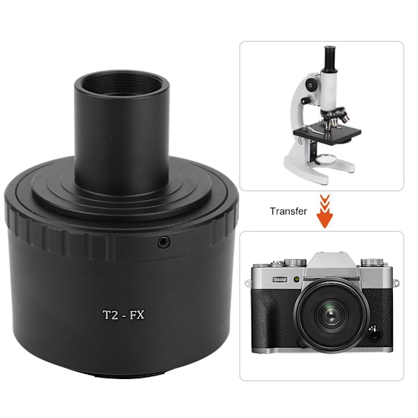 T2-FX Metalladapterring för 23,2 mm T-fäste Mikroskop till för Fuji FX-fäste Kamera