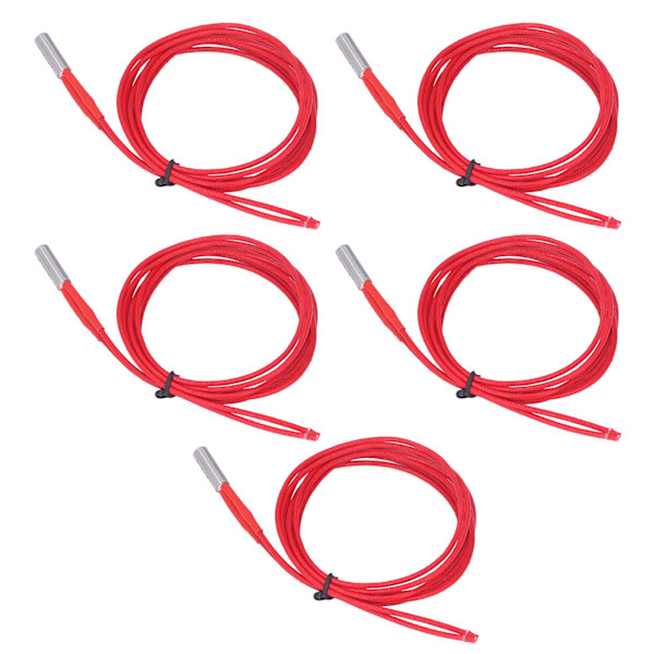 5 STK 12V 40W Patronvarmer Rustfrit Stål Kobber Varmerør til 3D Printer 6x20mm