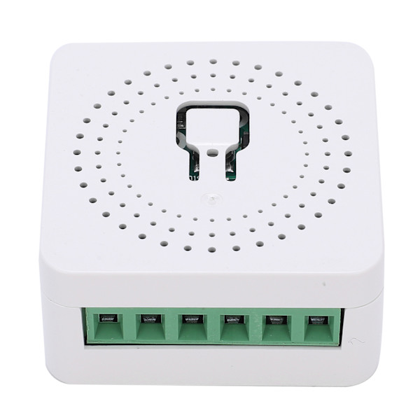Mini ON/Off Controller Switch Smart WiFi Lysåbner Hvid APP Stemmestyring til Tuya 100‑240V 50/60Hz16A