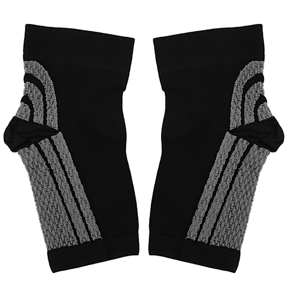 1 par/set utomhus sport kompressionsfotärmar plantar fasciit strumpor hälstöd M