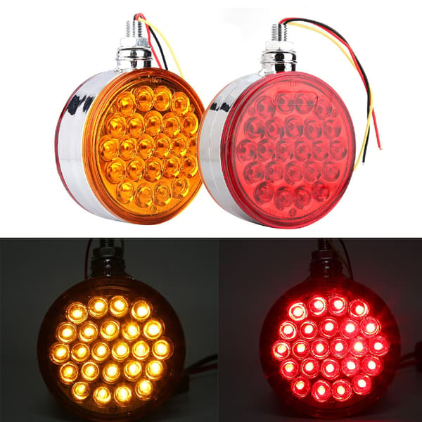 LED Sidemarkeringslys - Dobbelt, Enkelt Boltfæste, Reflekterende Forseglet Design