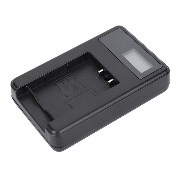 SEIVI Kamera Batteri Enkelt Slot Oplader med LCD Display til Sony Digitalkamera NP BX1