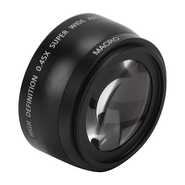 JSR‑1152 55MM 0,45X Edistyksellinen Laajakulma Makro-objektiivi Sopii Kaikkiin 55MM Halkaisijan Kameraobjektiiveihin